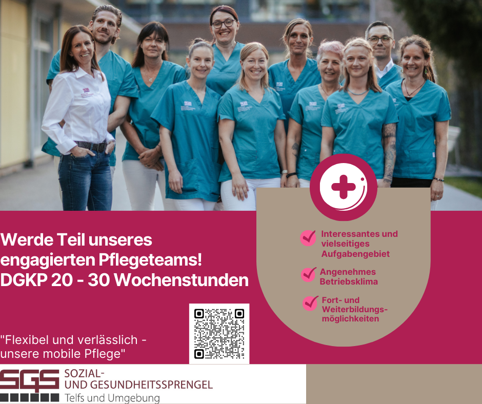 Werde Teil unseres engagierten Pflegeteams!