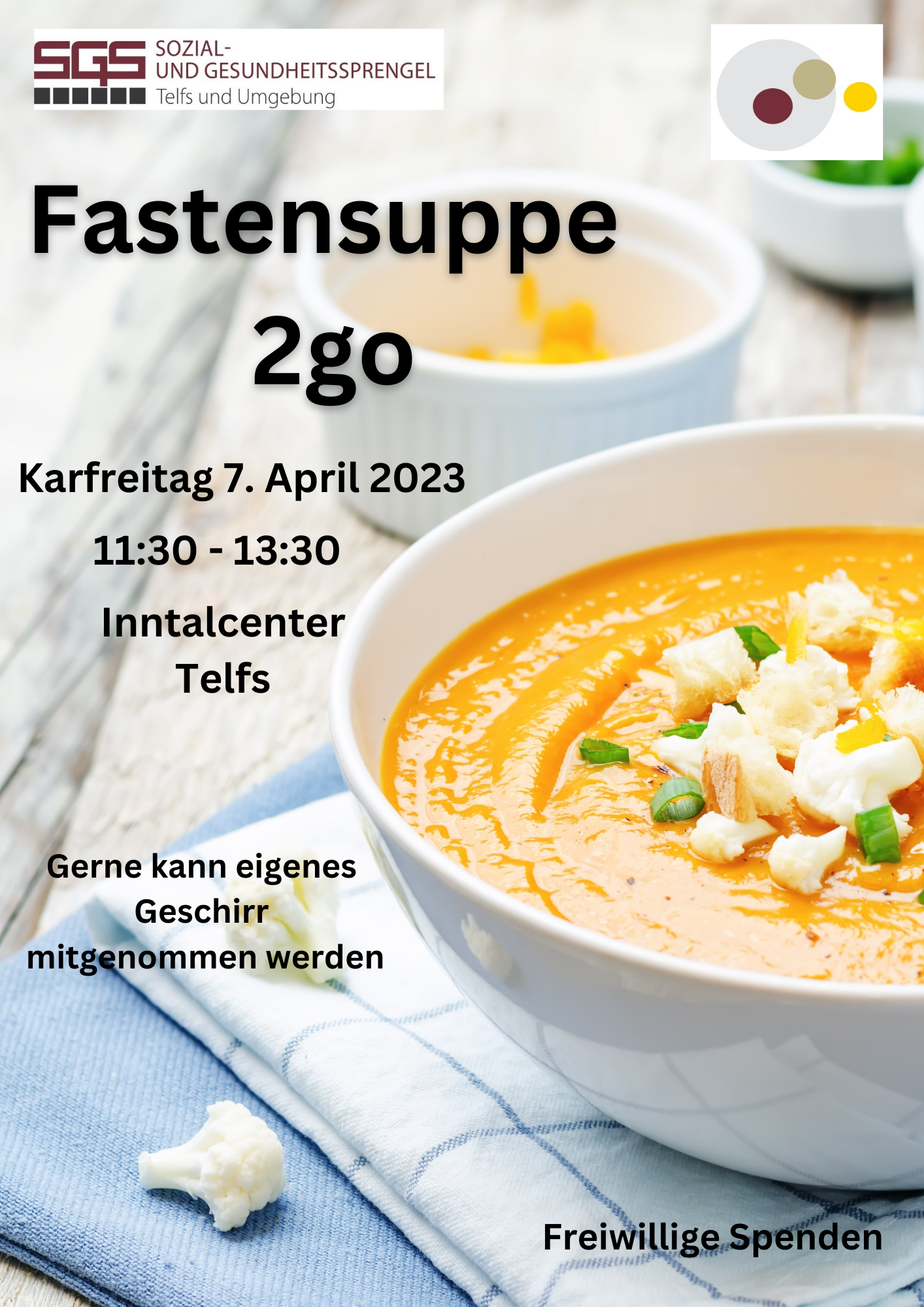 Plakat Fastensuppe2go2023