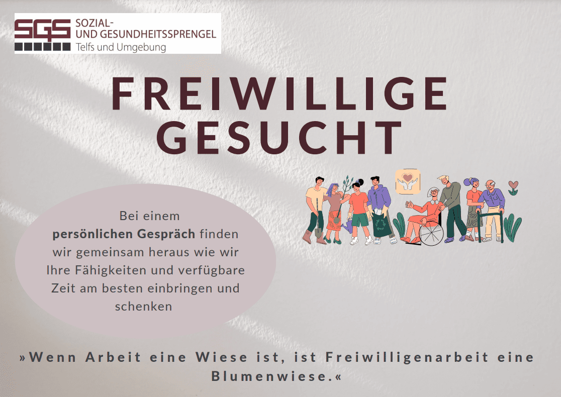 Freiwillige gesucht